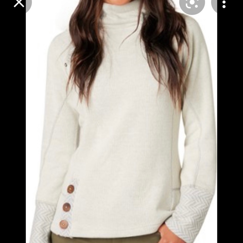 Prana Lucia Wool Blend Mock Neck - Medium